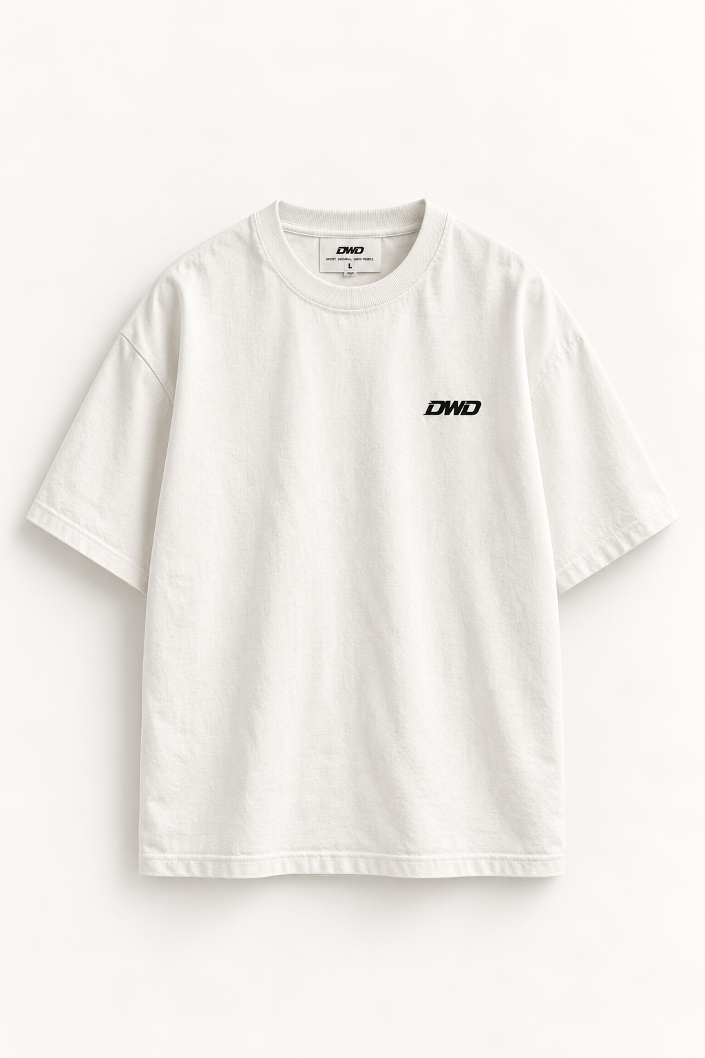 DUSKWATER Outside Till The Lights Come On oversized graphic tee with bold back print