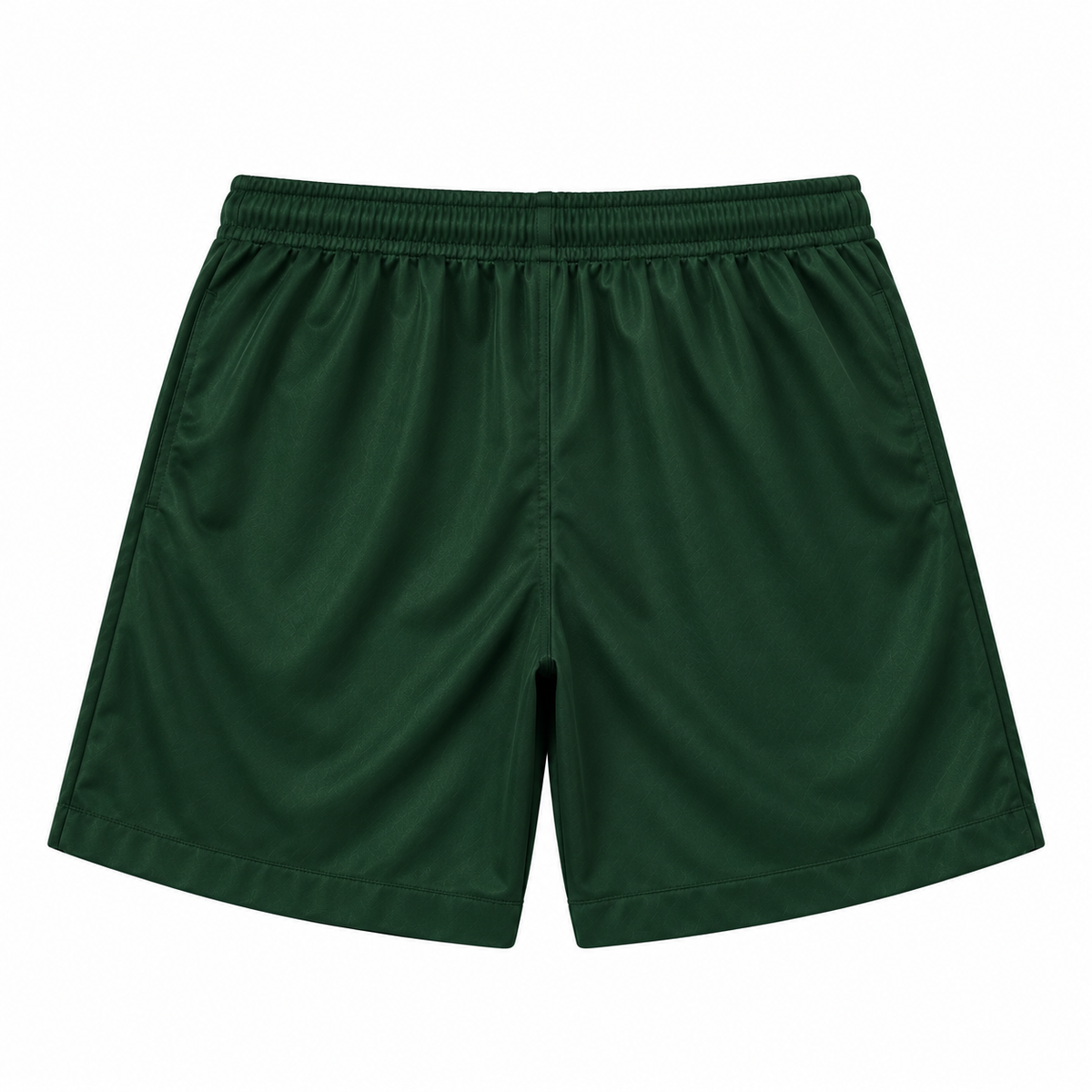 DUSKWATER WDW sport shorts in forest green with embroidered star logo